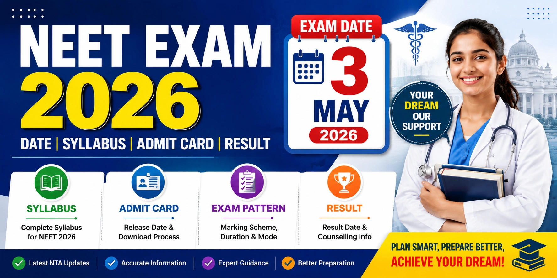 NEET Exam 2026 details guide