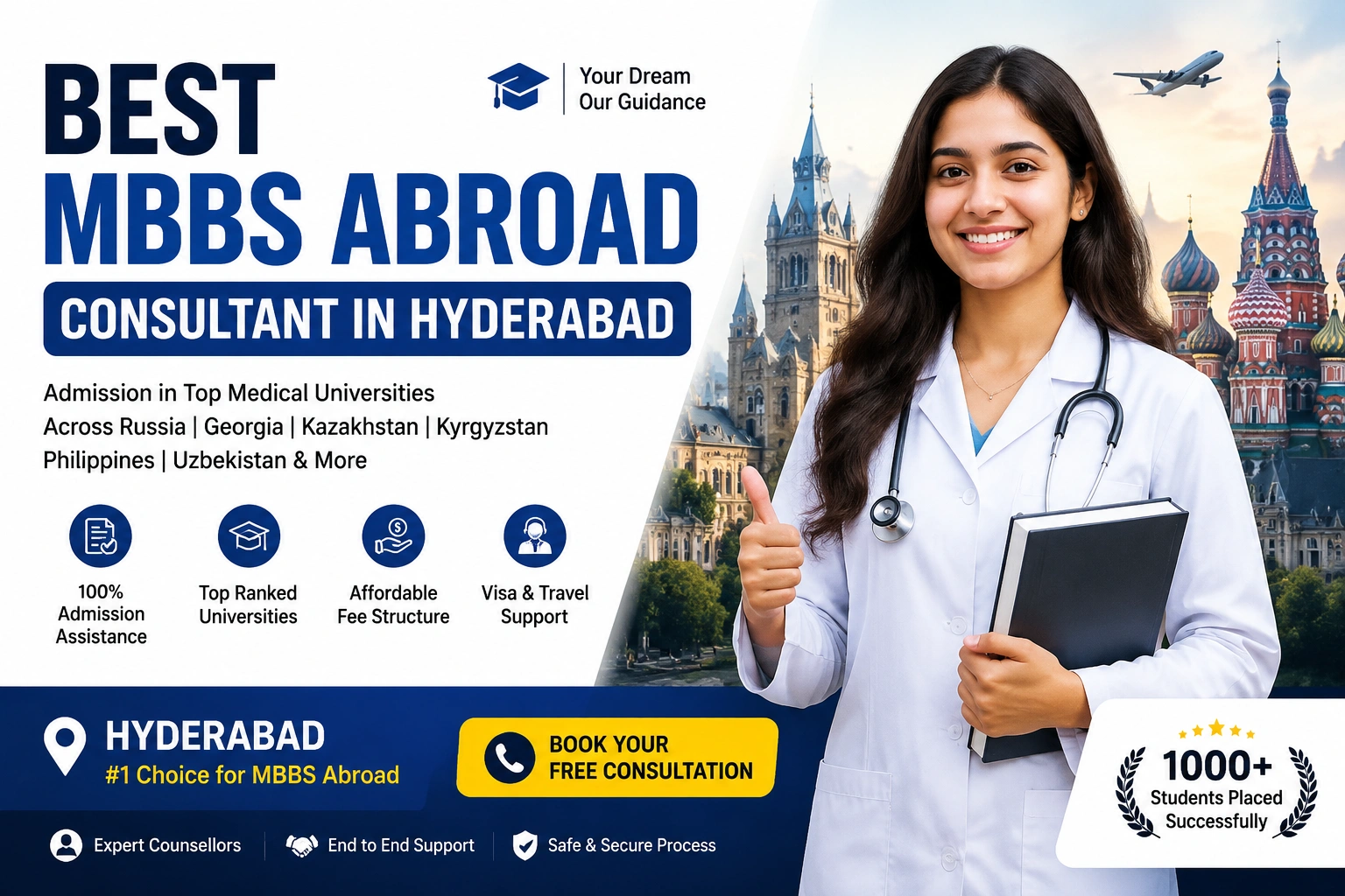 Best MBBS Abroad Consultant in Hyderabad