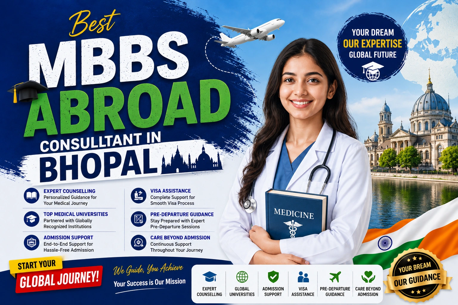 Best MBBS Abroad Consultant in Bhopal