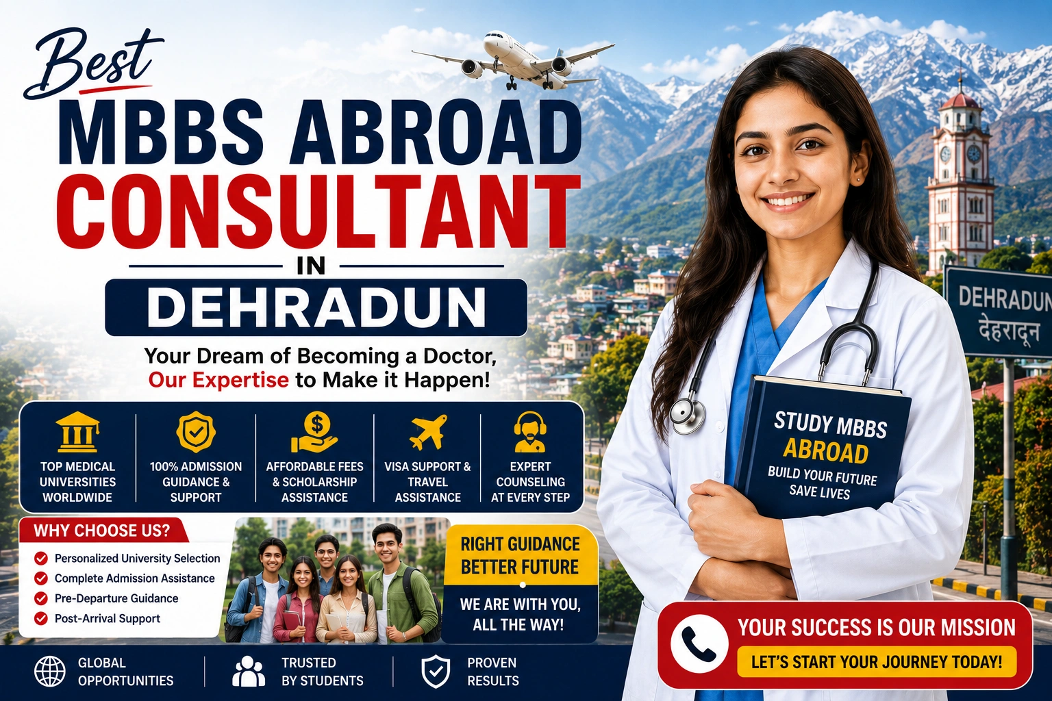 Best MBBS Abroad Consultant in Dehradun