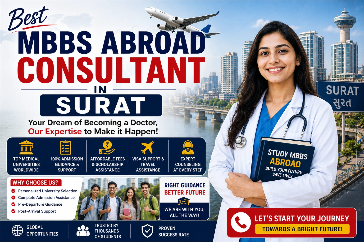 Best MBBS Abroad Consultant in Surat