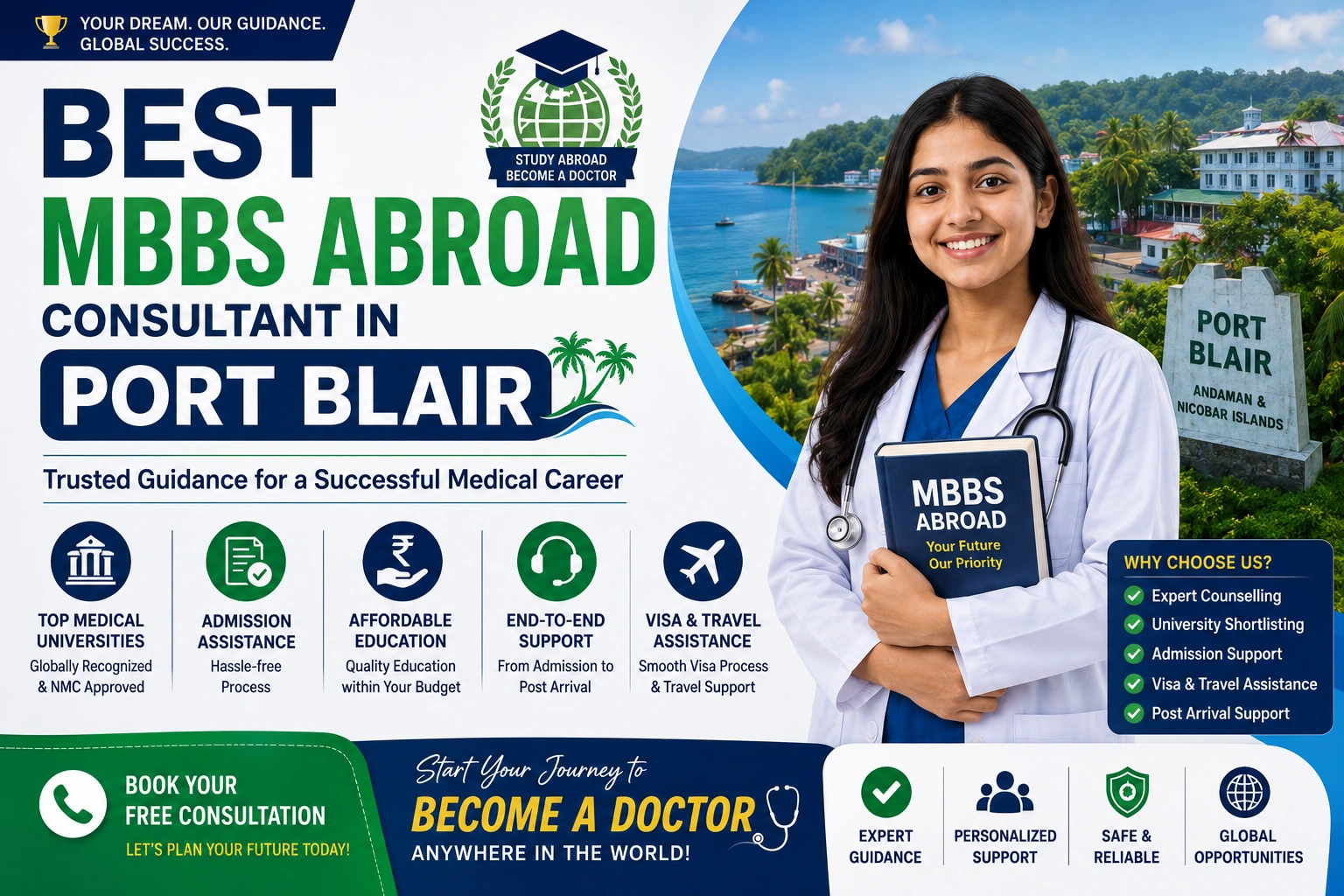 Best MBBS Abroad Consultant in Port Blair