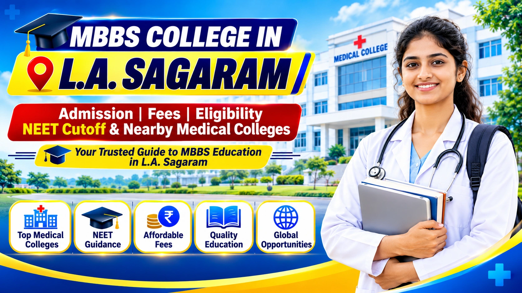 MBBS College in L.A. Sagaram: Admission, Fees, Eligibility, NEET Cutoff & Nearby Medical Colleges
