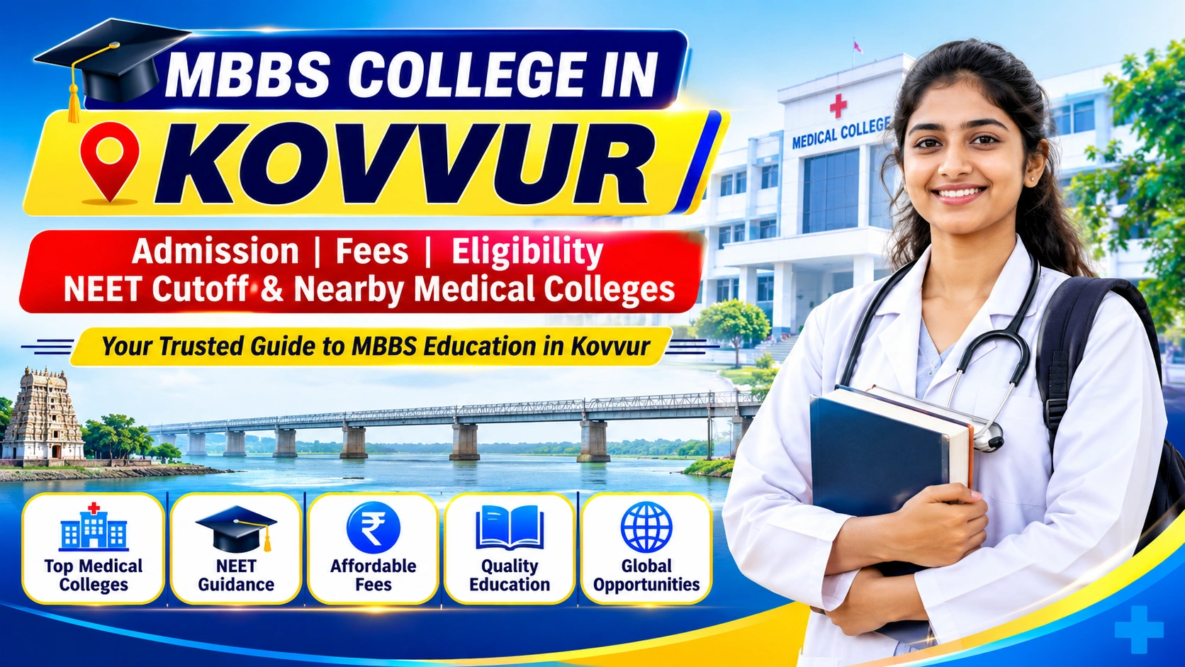 MBBS College in Kovvur: Admission, Fees, Eligibility, NEET Cutoff & Nearby Medical Colleges