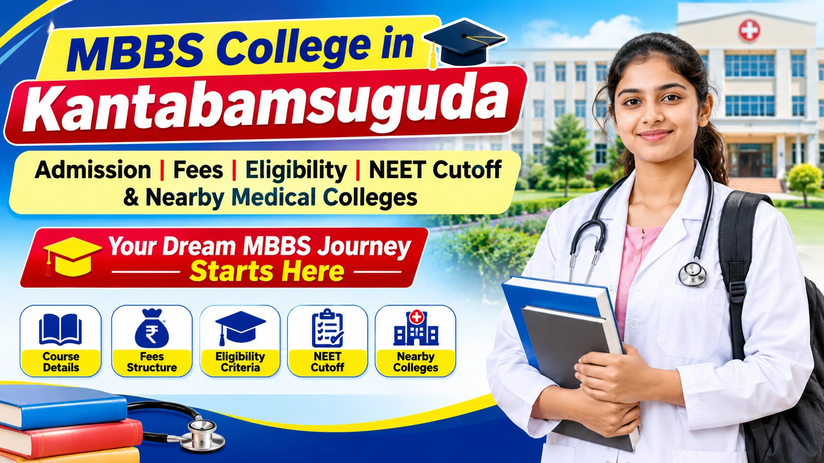 MBBS College in Kantabamsuguda: Admission, Fees, Eligibility, NEET Cutoff & Nearby Medical Colleges