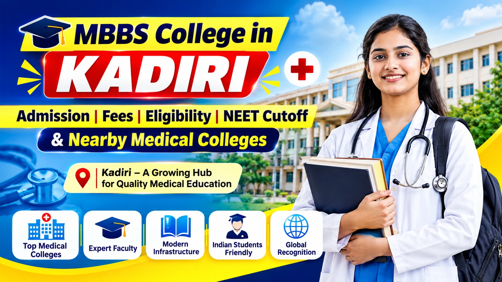 MBBS College in Kadiri: Admission, Fees, Eligibility, NEET Cutoff & Nearby Medical Colleges
