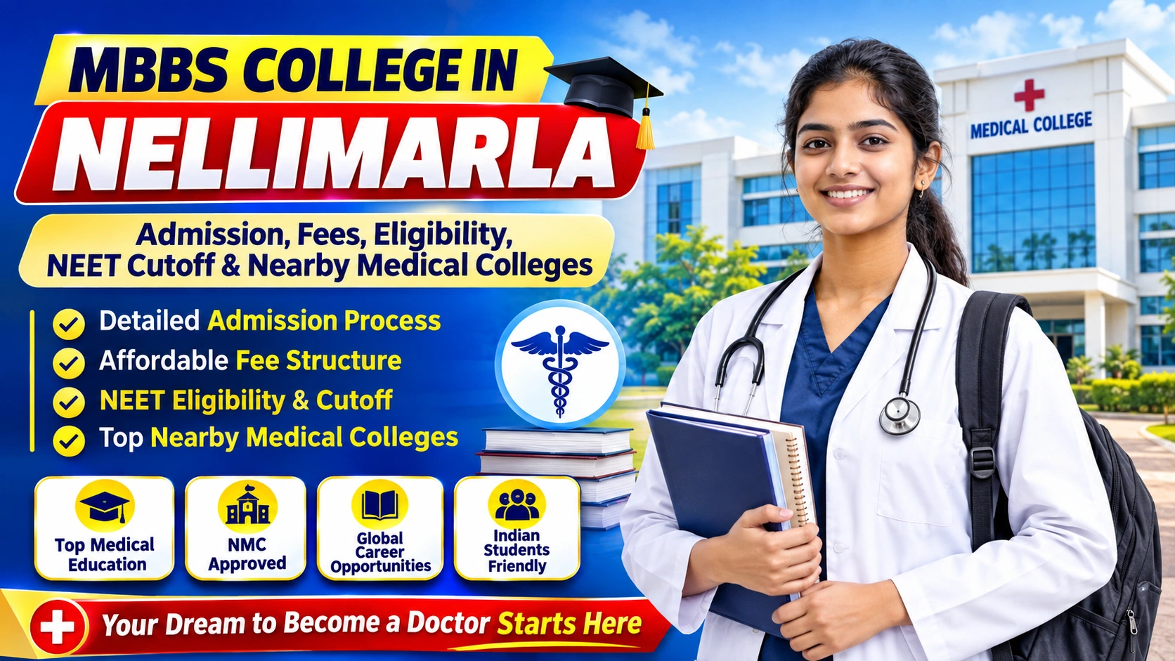 MBBS College in Nellimarla: Admission, Fees, Eligibility, NEET Cutoff & Nearby Medical Colleges