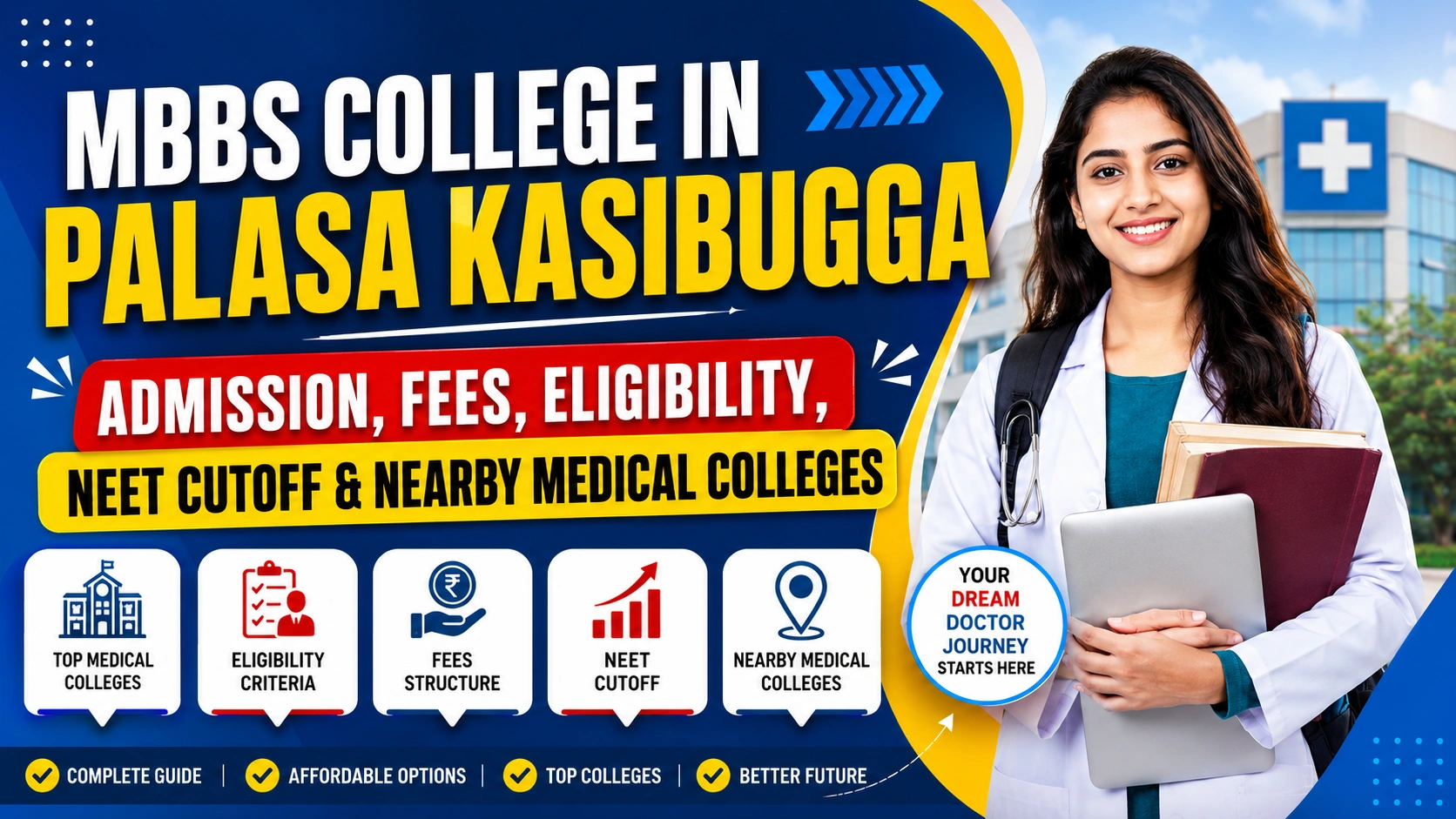 MBBS College in Palasa Kasibugga: Admission, Fees, Eligibility, NEET Cutoff & Nearby Medical Colleges