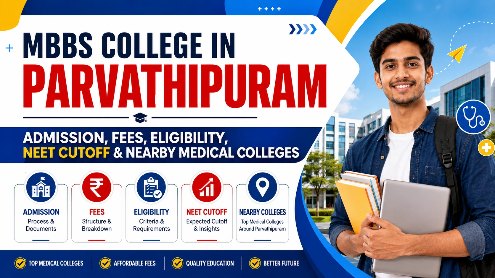 MBBS College in Parvathipuram: Admission, Fees, Eligibility, NEET Cutoff & Nearby Medical Colleges