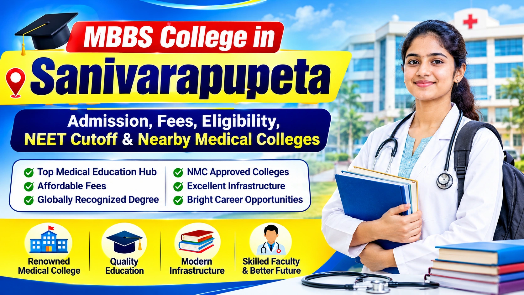 MBBS College in Sanivarapupeta: Admission, Fees, Eligibility, NEET Cutoff & Nearby Medical Colleges
