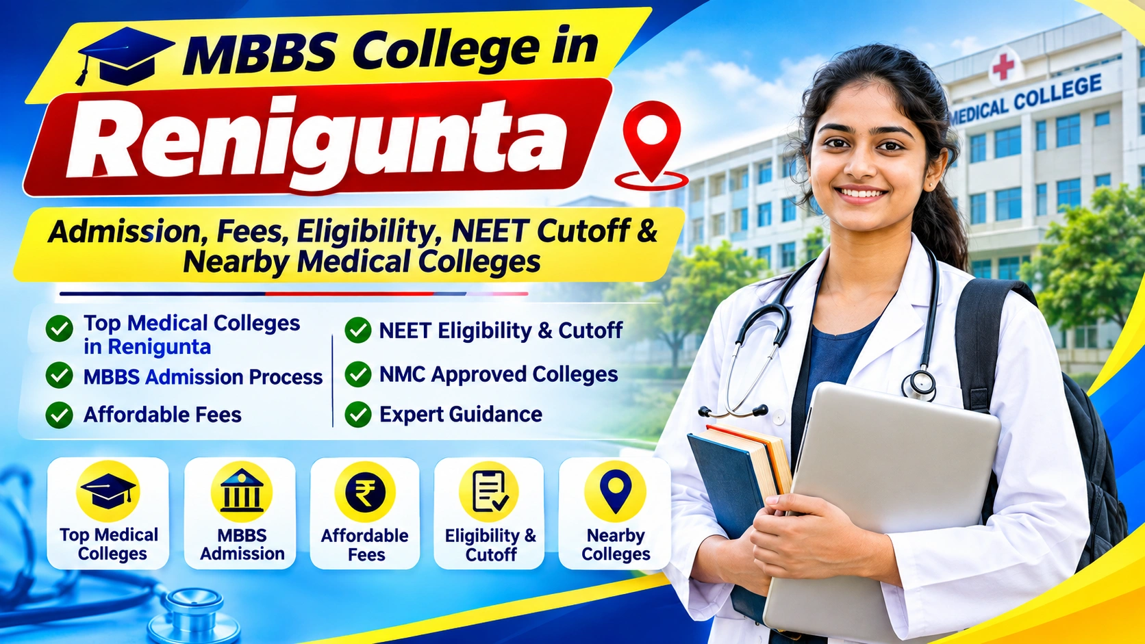 MBBS College in Renigunta: Admission, Fees, Eligibility, NEET Cutoff & Nearby Medical Colleges
