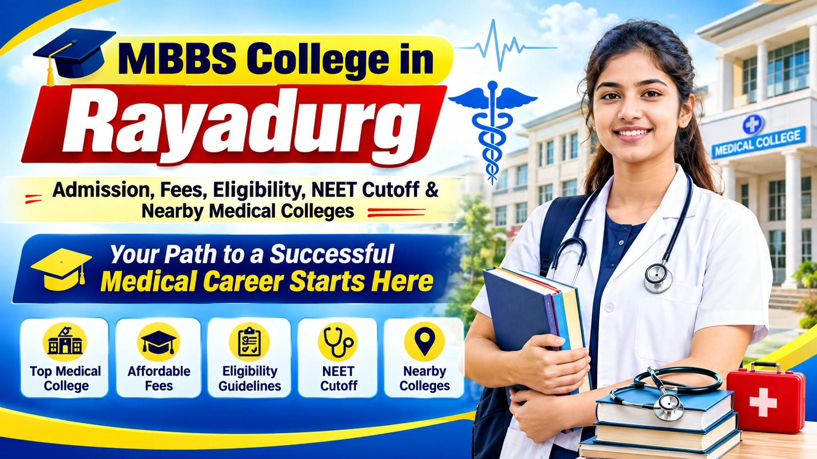 MBBS College in Rayadurg: Admission, Fees, Eligibility, NEET Cutoff & Nearby Medical Colleges